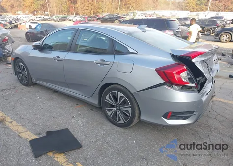 2017 Honda Civic Ex-T из США, поврежденный, VIN 19XFC1F36HE002864